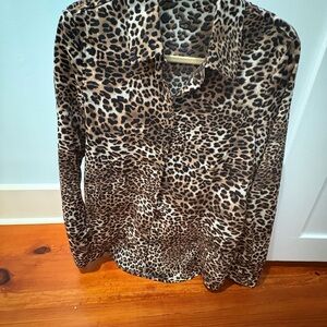 Leopard Print Women's Top